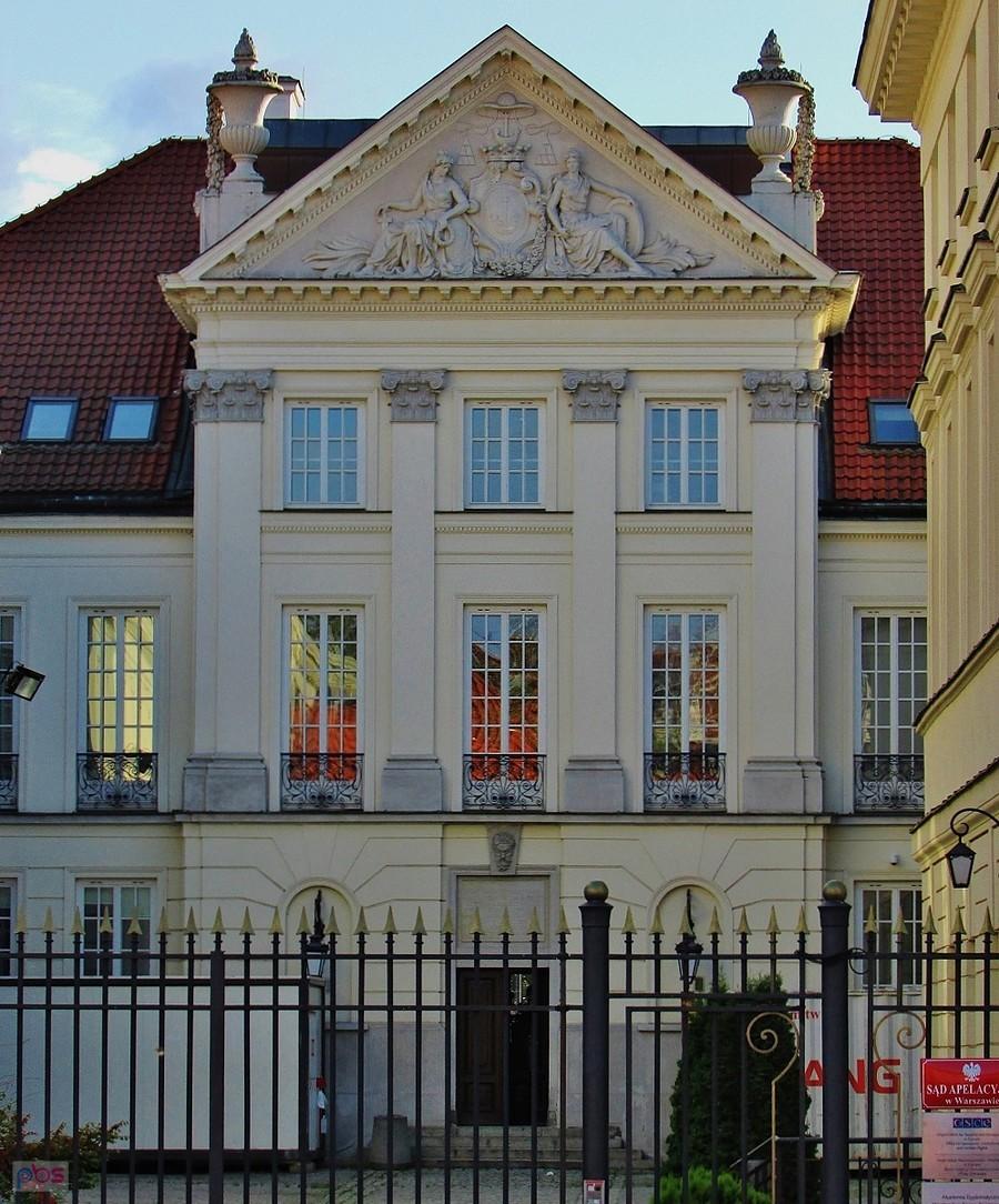 Pałac Młodziejowskiego - widok z Podwala