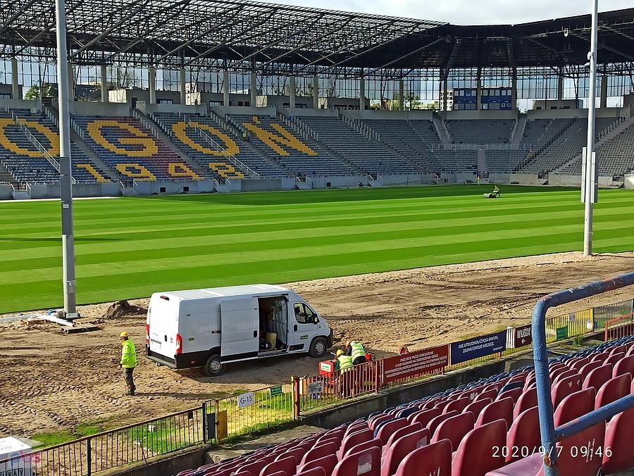 Pięknie stadion Pogoni.