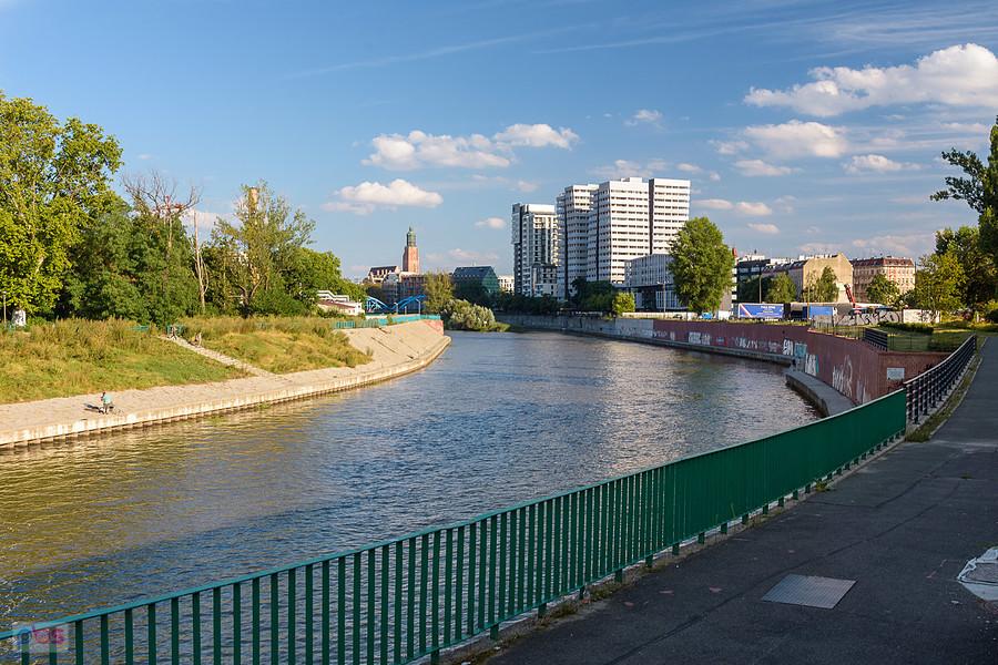Odra Południowa obok Mostu Dmowskiego