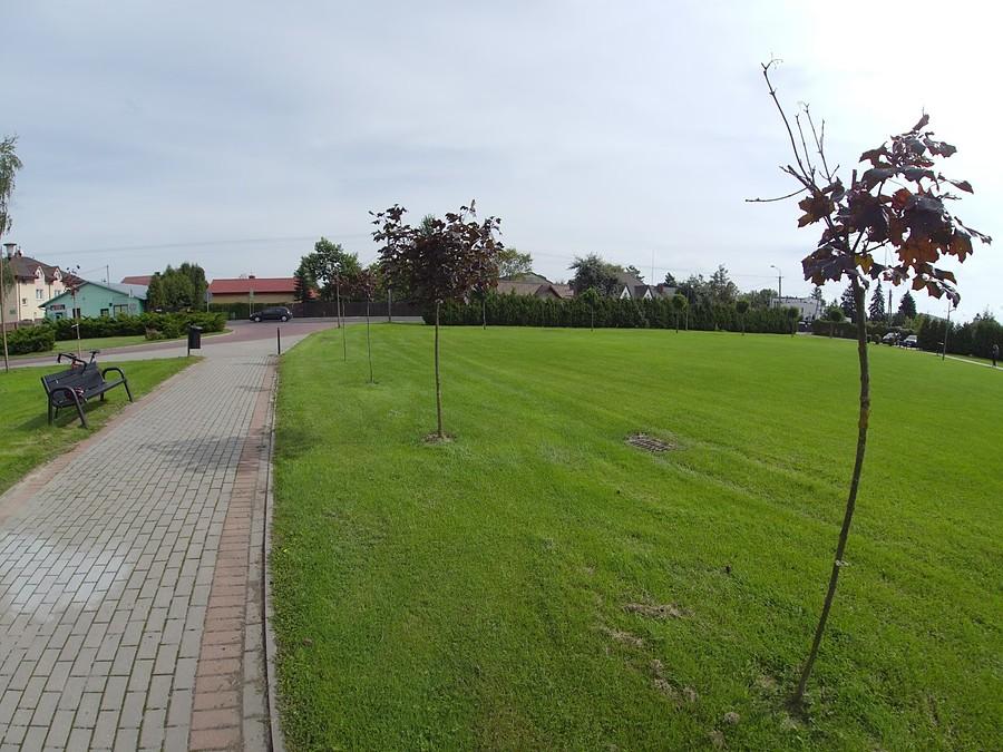 Skwer z ławeczką