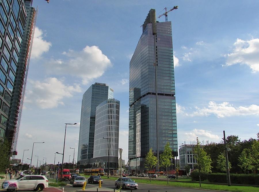 Skyliner przy rondzie Daszyńskiego