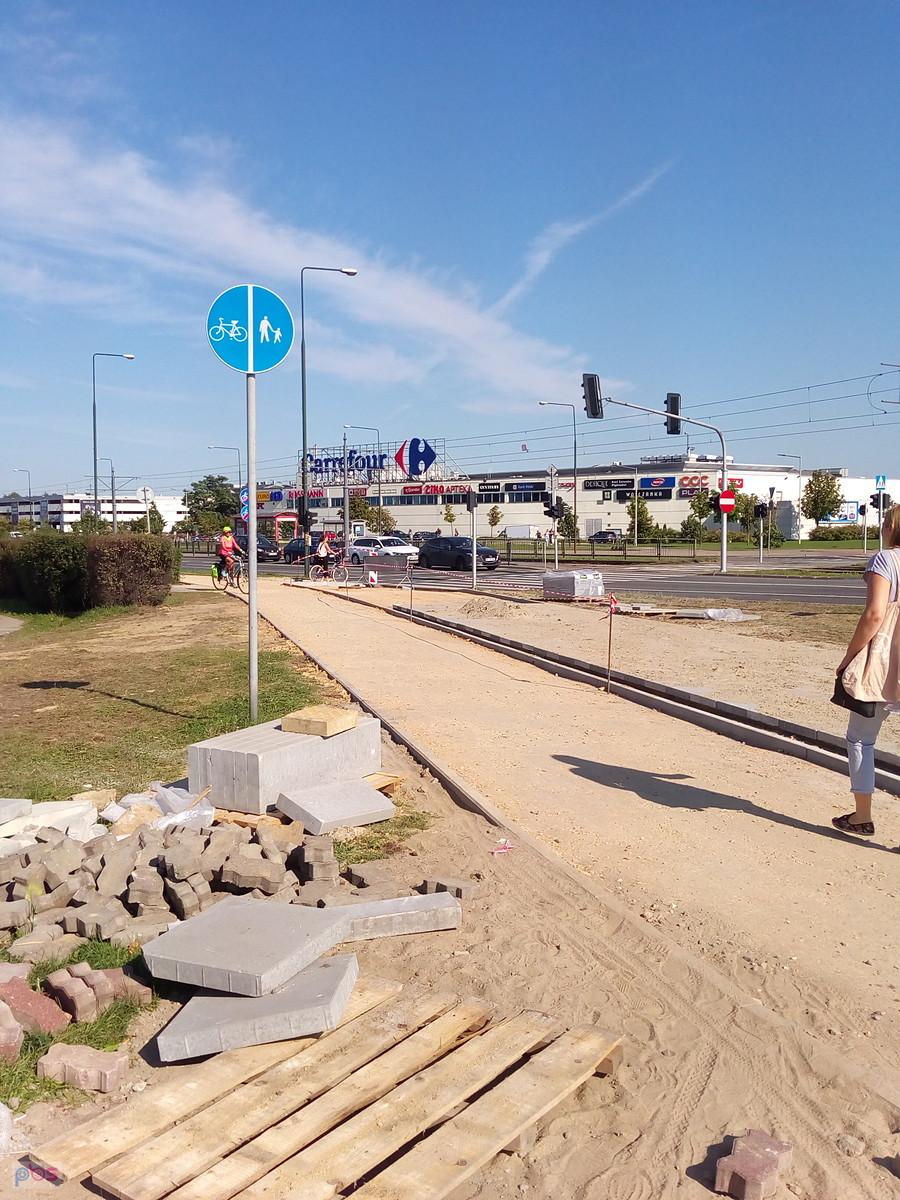 Przebudowa ddr na Powstańców Śląskich