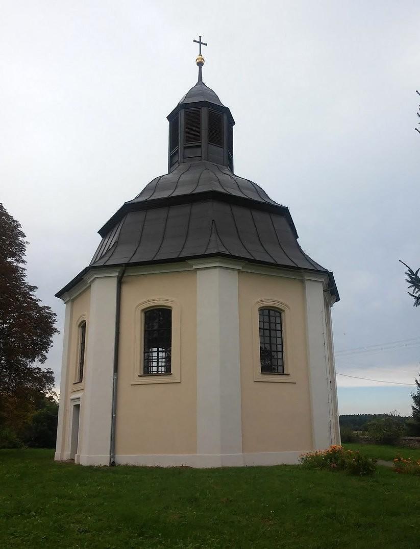 Kościół ewangelicki, obecnie rzymskokatolicki filialny pod wezwaniem św. Michała Archanioła, barokowy z 1813 rokuw Żubrowie