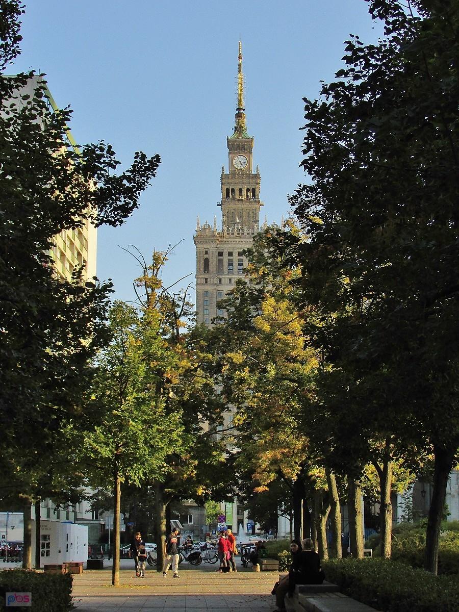 Pałac Kultury z placu Grzybowskiego