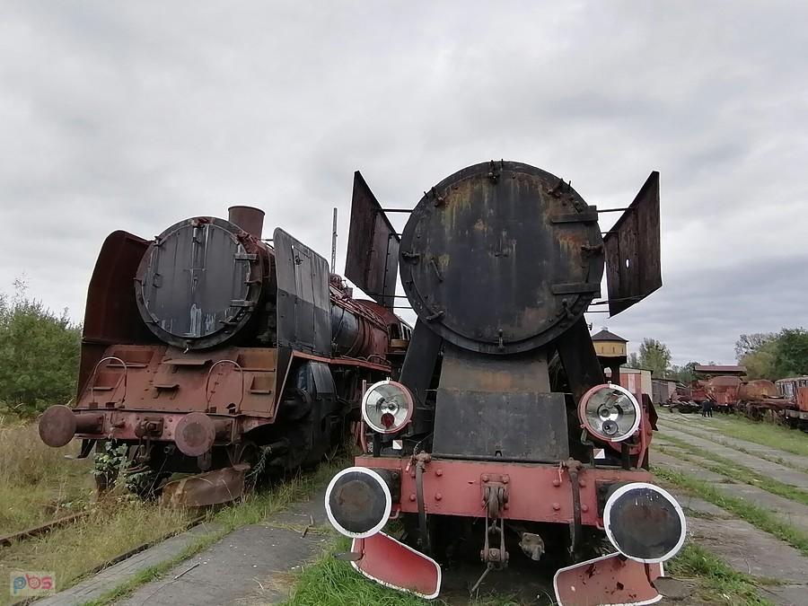 Tabor w skansenie kolejowym w Pyskowicach
