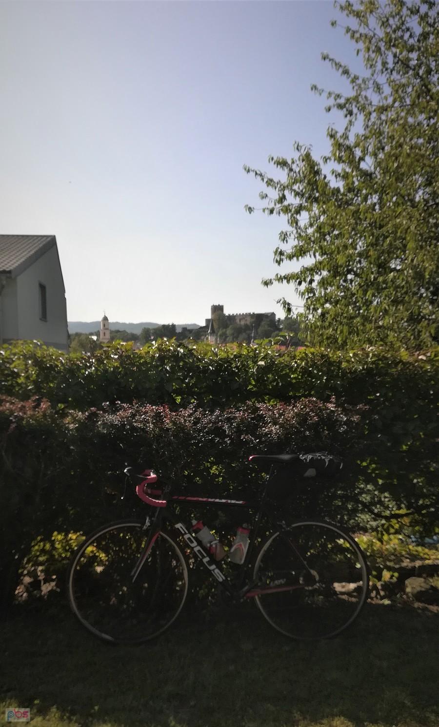Bikefoto z bolkowskim zamkiem