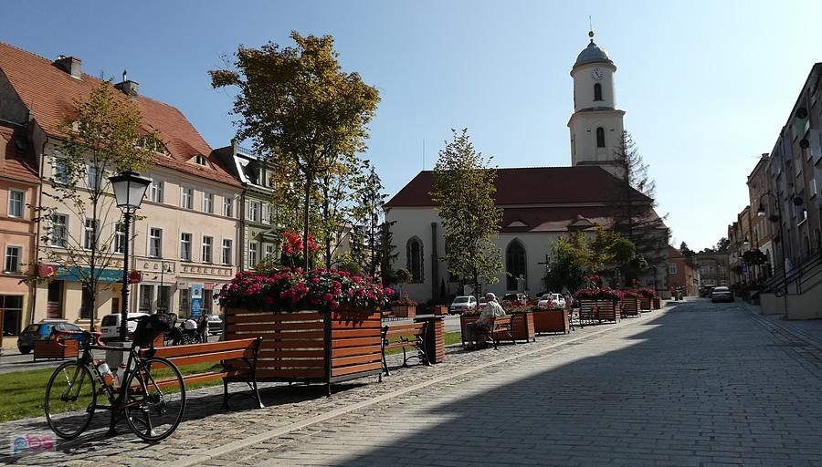 Rynek w Bolkowie po renowacji