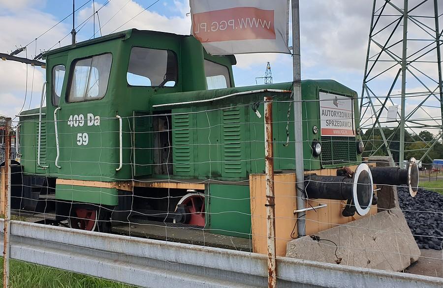 Spalinowa lokomotywa manewrowa 409Da/059 z1968 roku