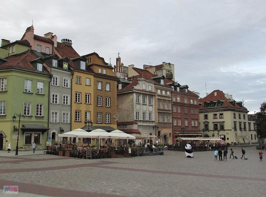 Kamieniczki na placu Zamkowym