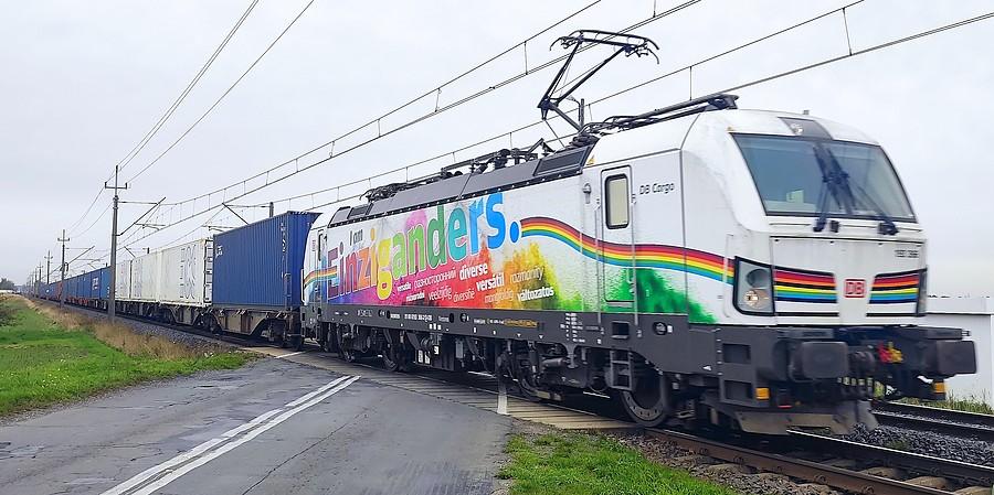 Pociąg LGBT? :) Goniących go narodowoców w jakimś PolRegio nie stwierdzono :)