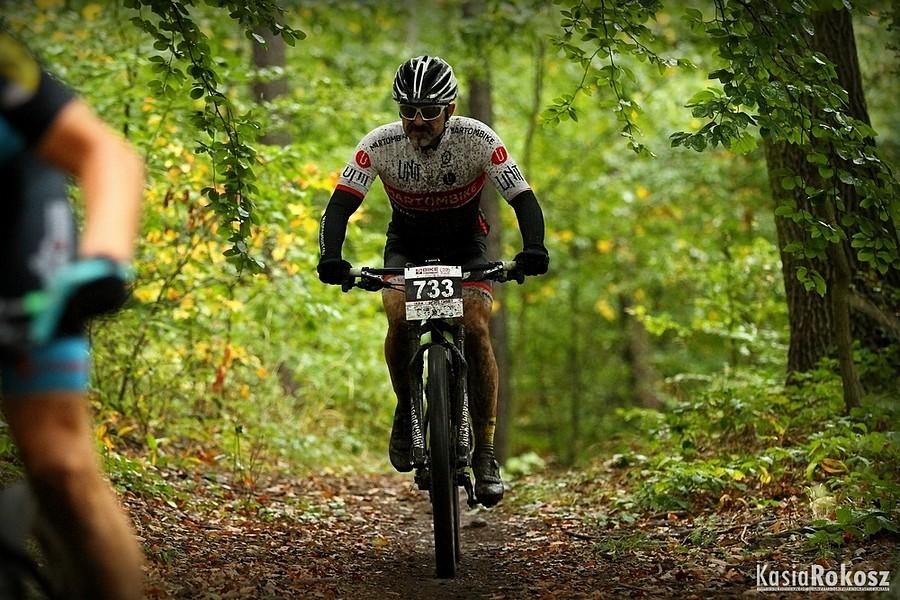 Końcówka trasy - tu już mam na sobie urok błotnego MTB