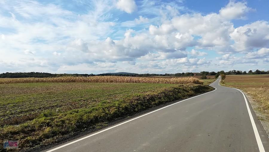 Jesienny widoczek na drodze do Ujowa