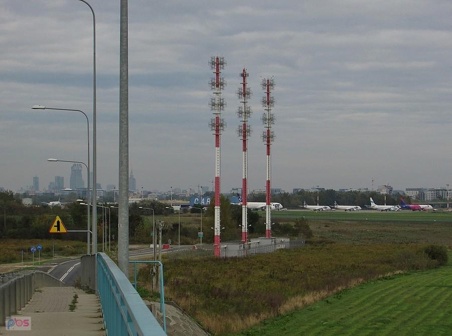 Widok z estakady nad POW łączącej Okęcie z Dawidami