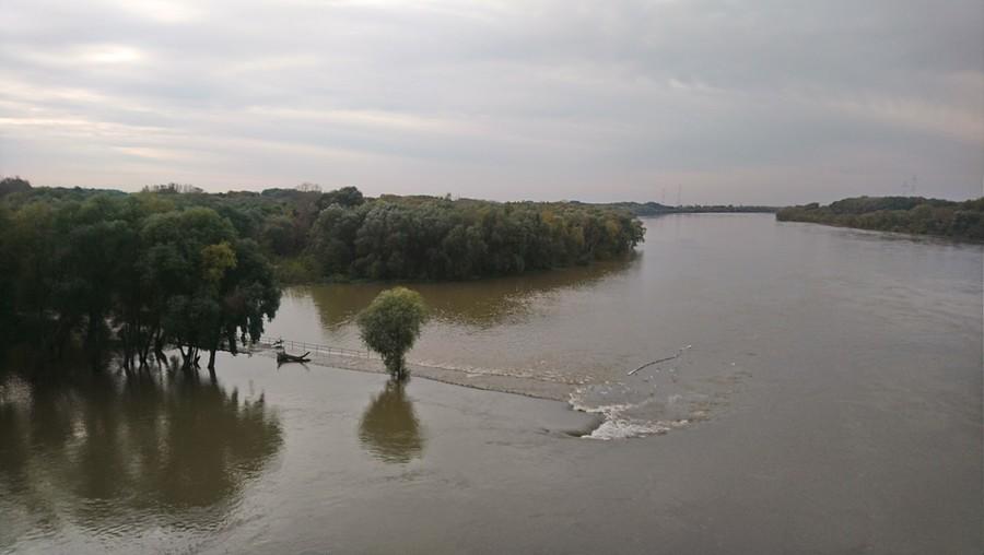 Wisła przybrała