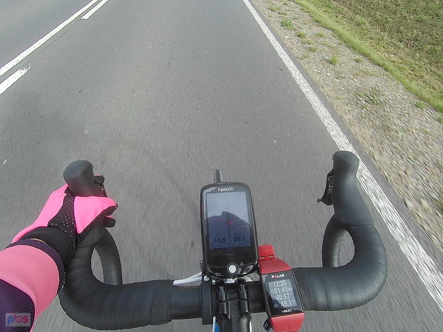 45 km/h, a rower dopiero się zaczął rozpędzać O.o
