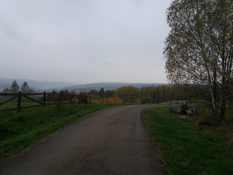 Widok z okopu.