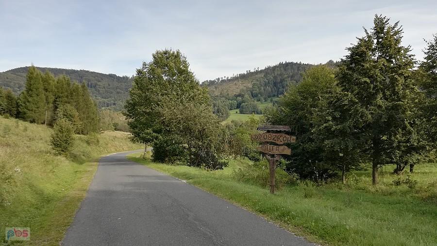 Tuż za Przełęczą Droszkowską (510 m.n.p.m)