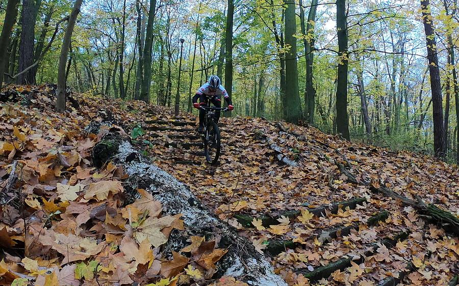 Pure MTB na ludwikowskich schodach