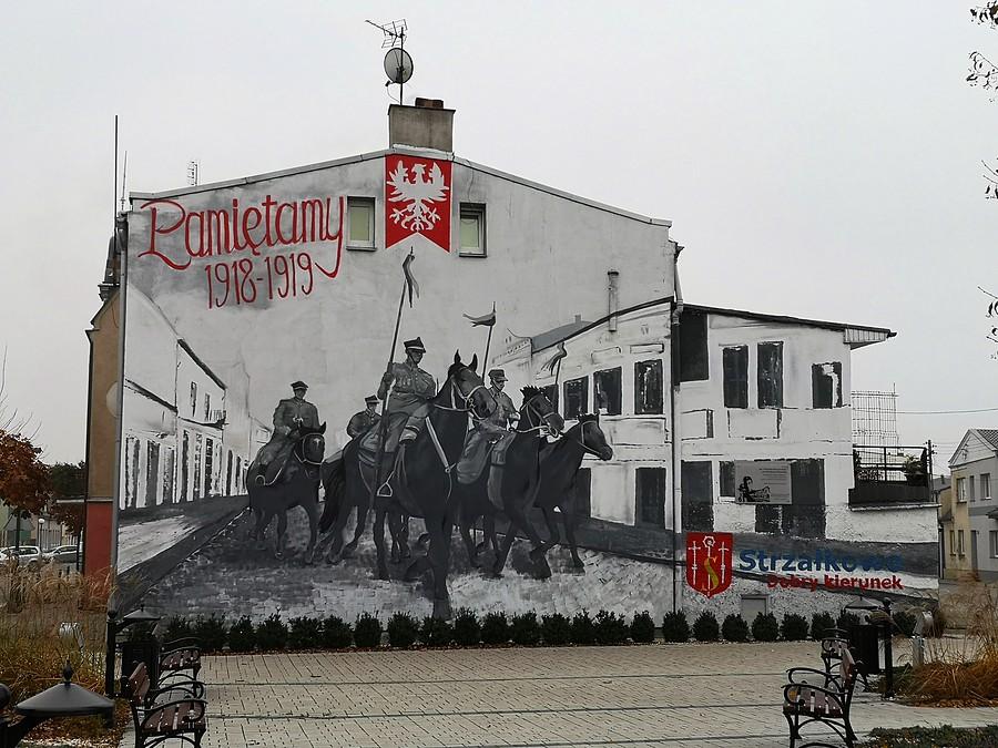 Mural w Strzałkowie