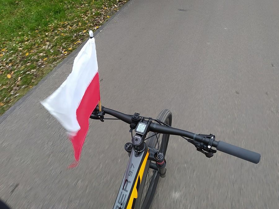 Święto Niepodległości jak zawsze rowerowo.