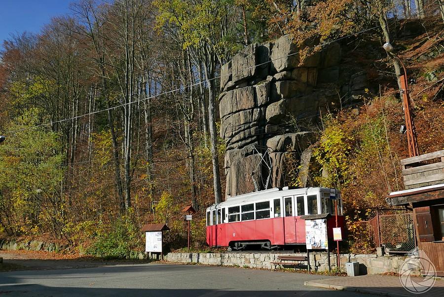 kultowy tramwaj w Podgórzynie