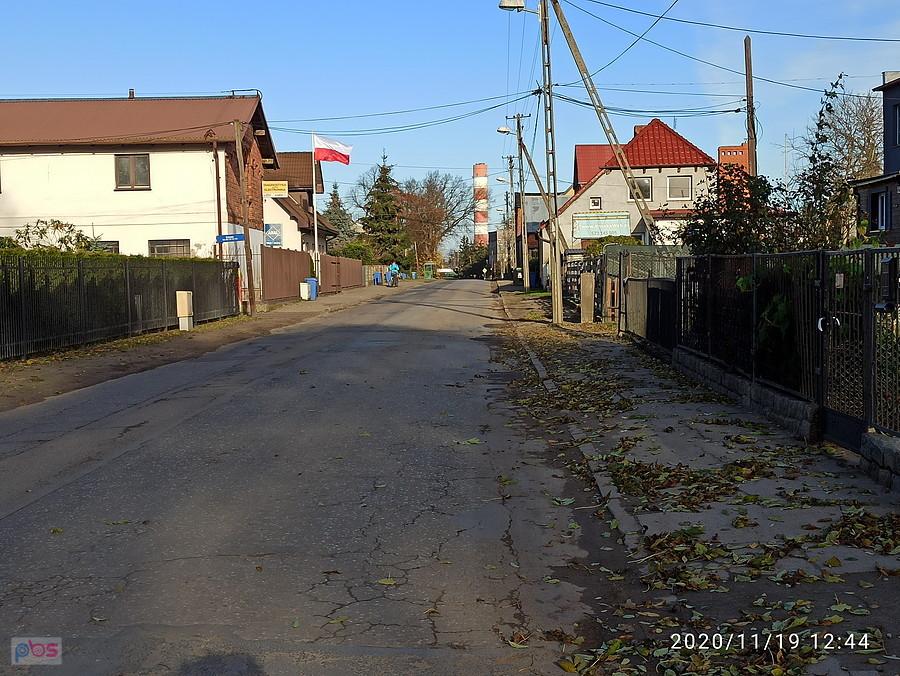 Ustowo - widać jak silny był wiatr.