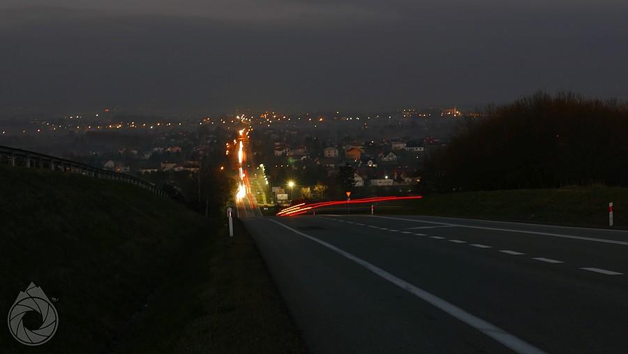 z podjazdu na Równe