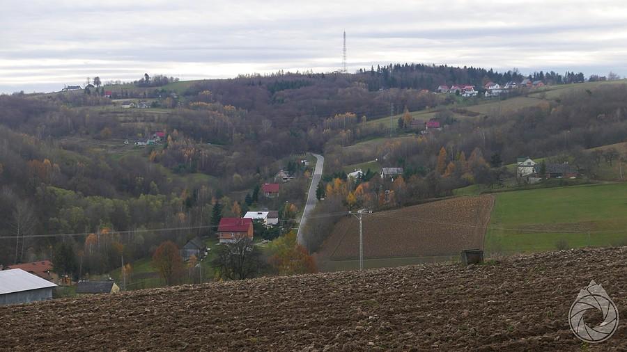 zjazd z Rychwałdu jak na dłoni