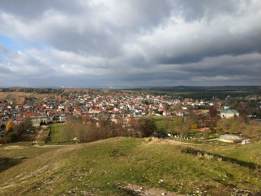 Widok ze wzgórza zamkowego
