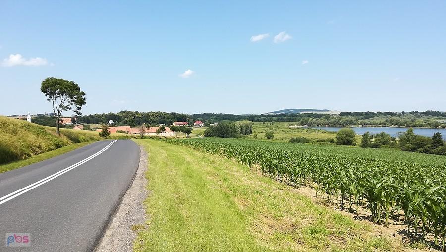 Widok na okolicę ze wzgórza nieopodal Domanic