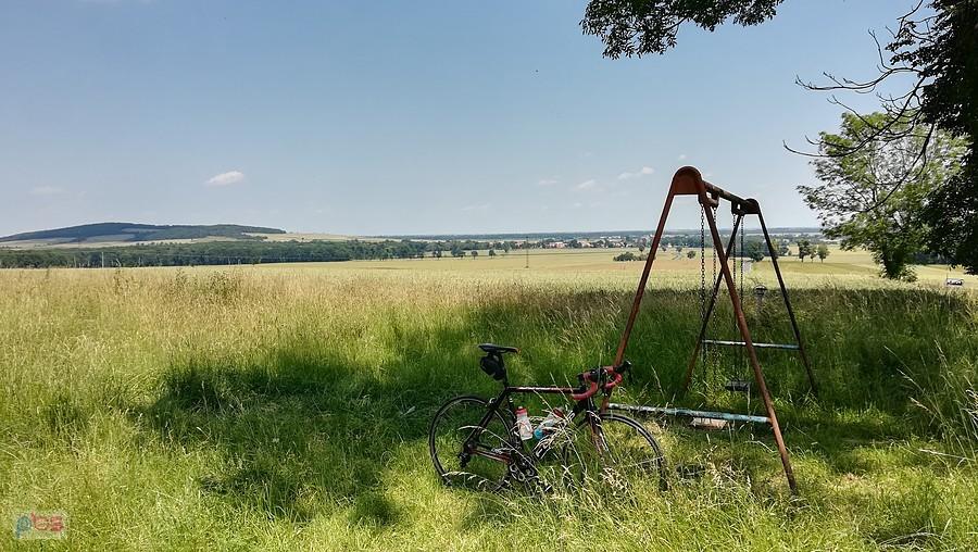 Letnie bikefoto i widok na okolicę z Pożarzyska