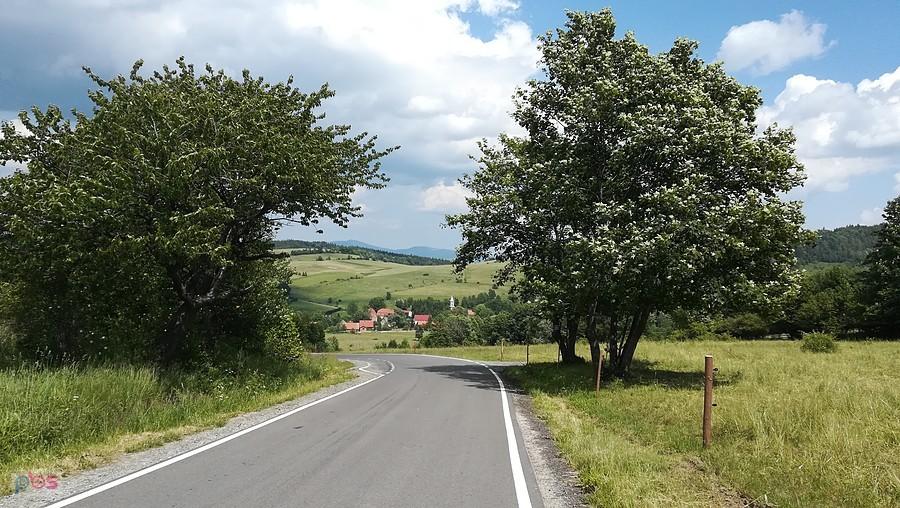 Zjazd w kierunku Glinna