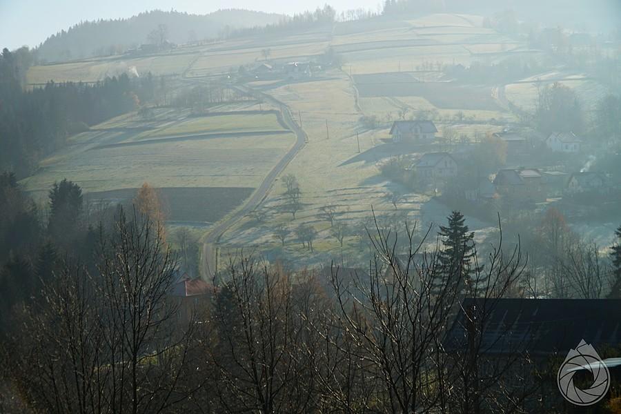 skąpane w słońcu 'Podjazdy Śmierci' w Żeleźnikowej