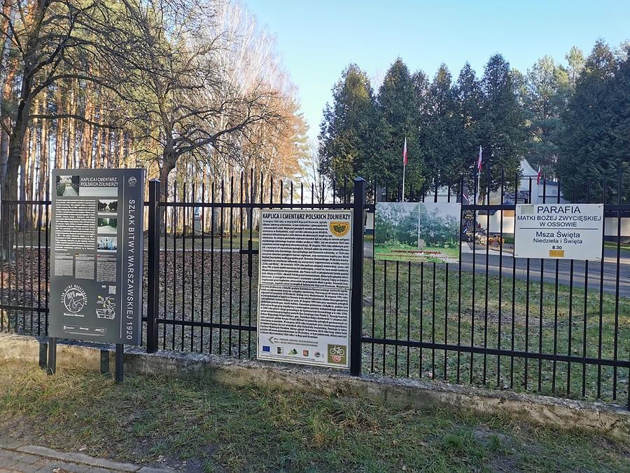 Ossów - kaplica i cmentarz polskich żołnierzy