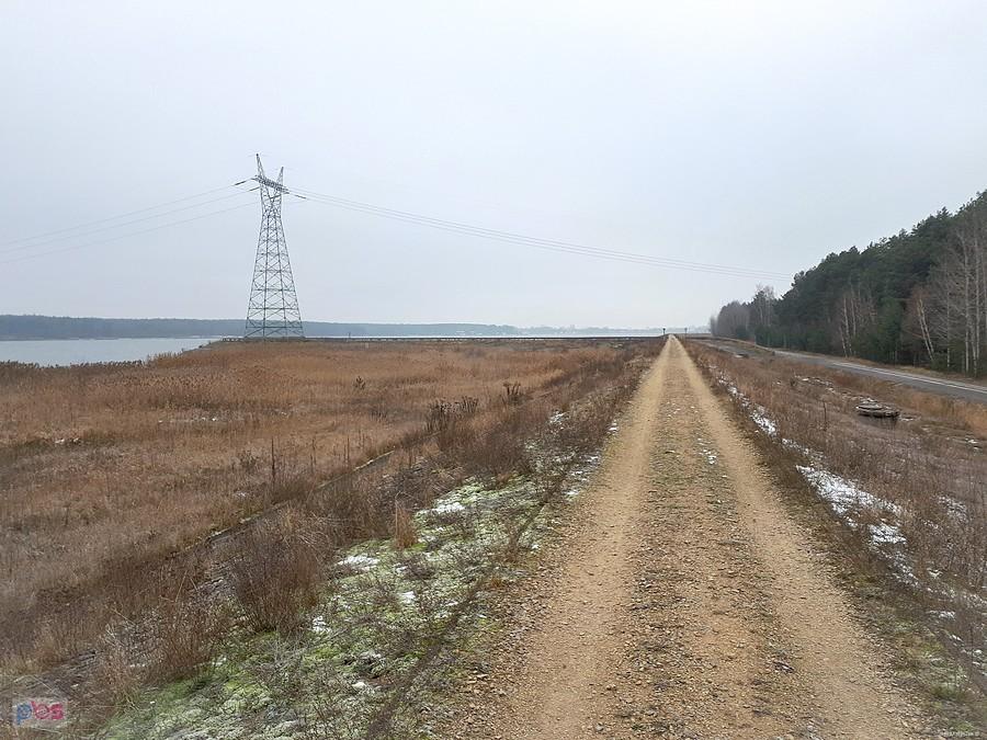 Masłońskie - widok na zbiornik wodny "Poraj"