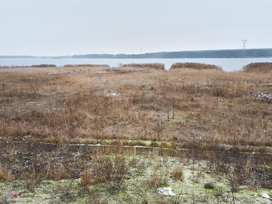 Masłońskie - widok na zbiornik wodny "Poraj"