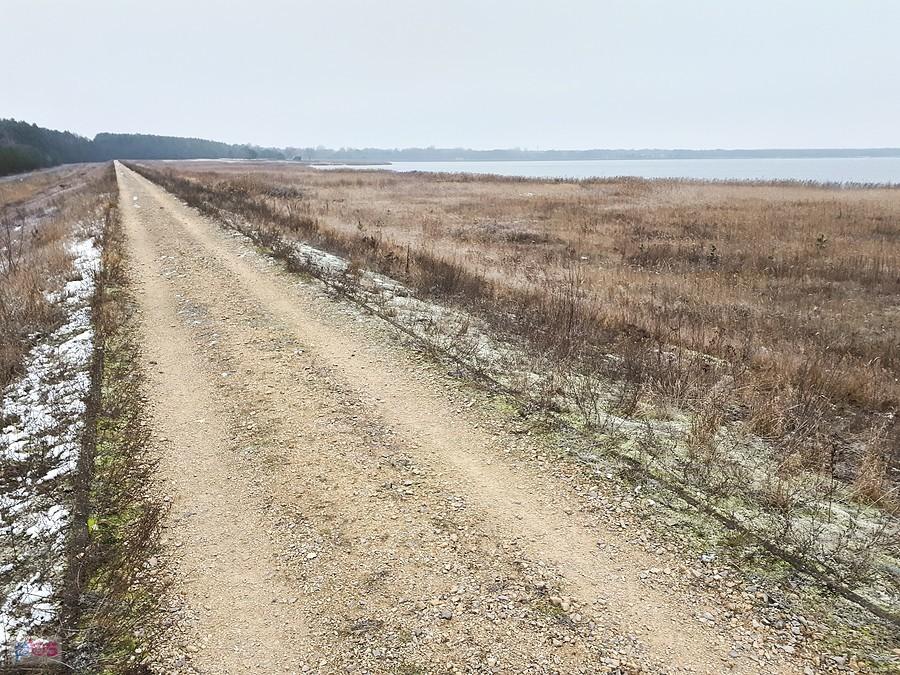 Masłońskie - widok na zbiornik wodny "Poraj"
