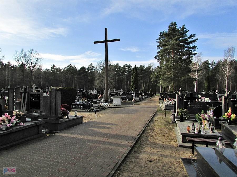 Cmentarz w Baniosze otoczony jest lasem