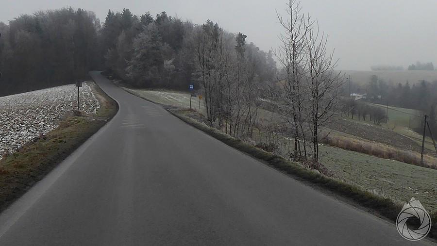 podjazd w las nad Miłkową