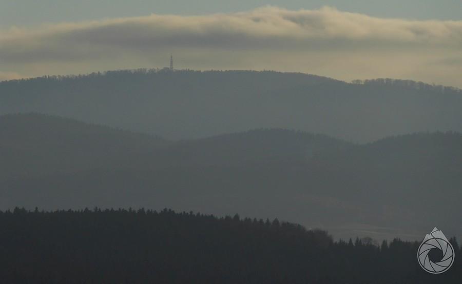 wał chmur nad Maślaną Górą