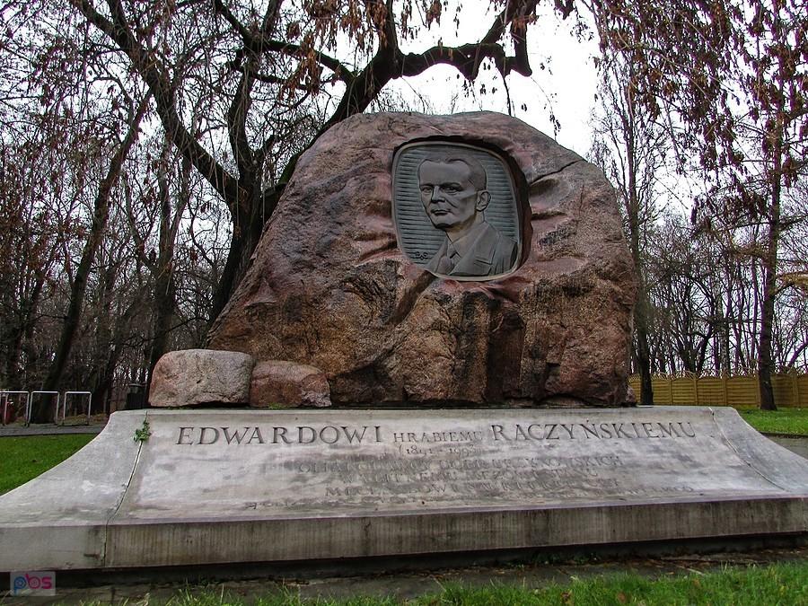 Kamień Edwarda hrabiego Raczyńskiego - herbu Nałęcz