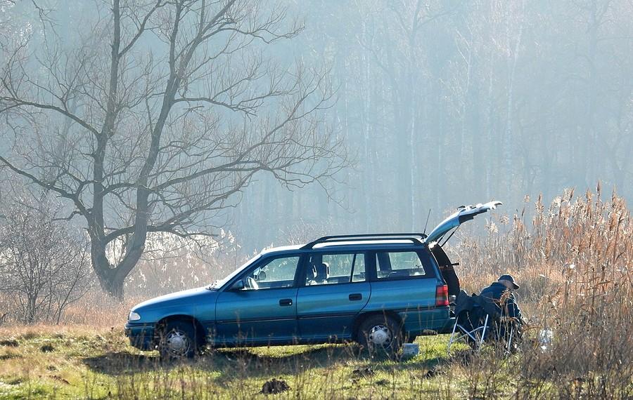 Przez tego cholernego wędkarza wszystkie ptaki poleciały gdzie indziej