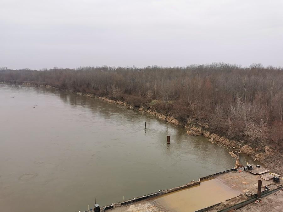 Widok na brzeg lewy