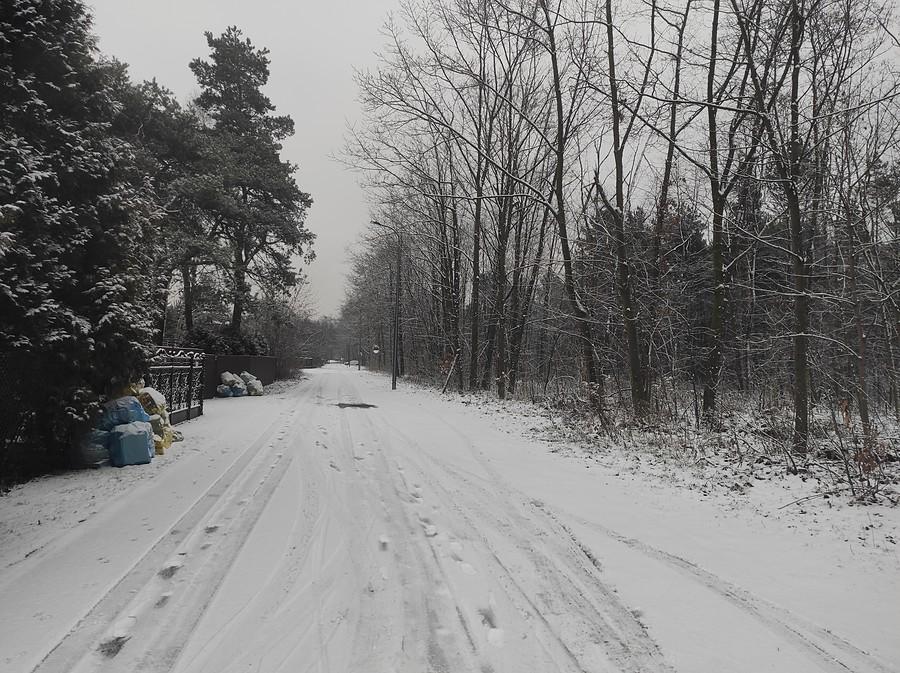 Zaśnieżona droga