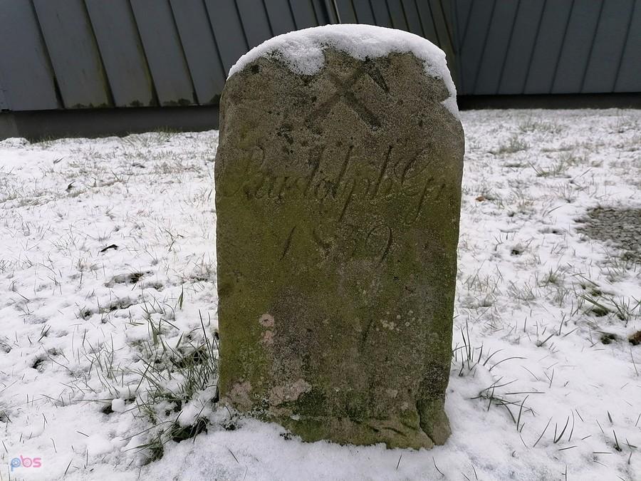 Kamień graniczny pola górniczego