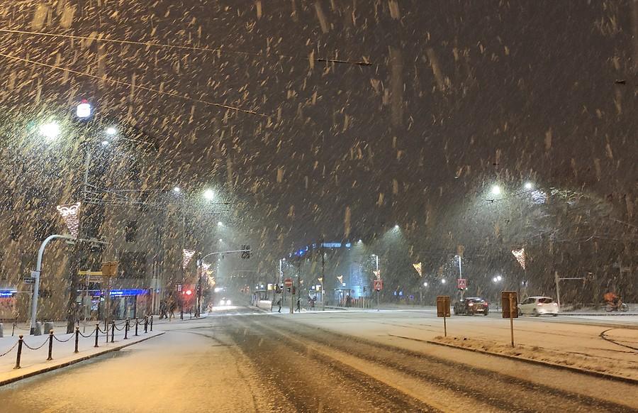 Wczorajsza zawierucha nad Poznaniem