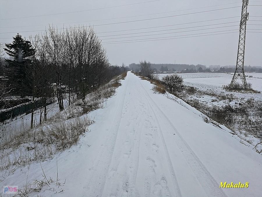 Nasypem do Michałkowic.