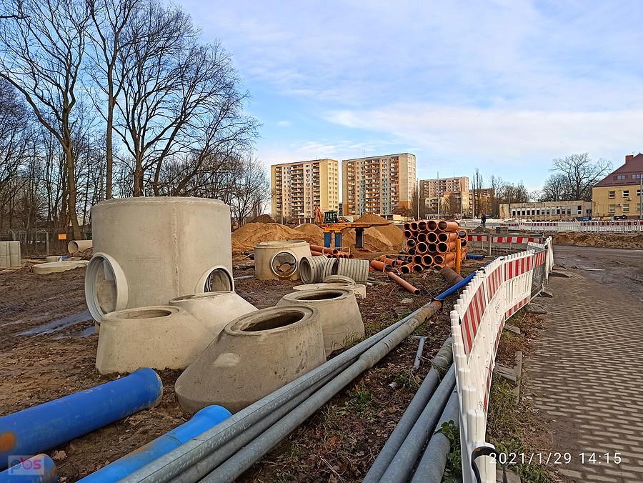 Na zbiegu ulic Modrej i Szafera - inwestycja z rozmachem.