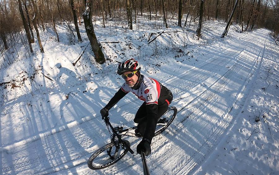 Jak widać - zimowe MTB też jest fajne