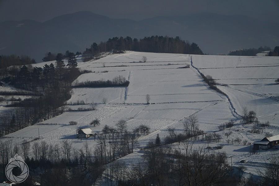 wzgórza nad Żeleźnikową